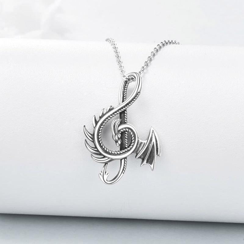 Alloy Dragon Necklace Dragon Pendant