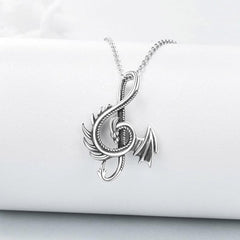 Alloy Dragon Necklace Dragon Pendant