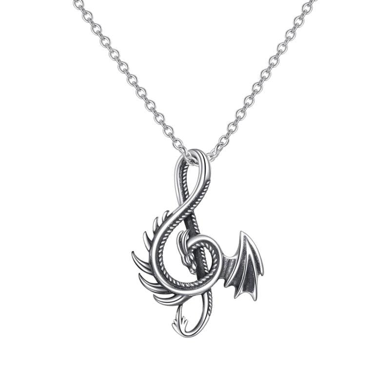 Alloy Dragon Necklace Dragon Pendant