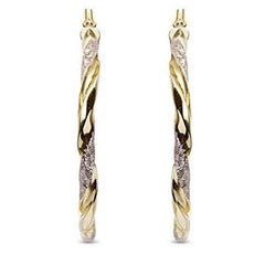 Spiral Circle Earrings Big Loop Earrings for Women