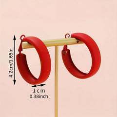 Chunky Hoop Earrings for Women Halloween Christmas Gift