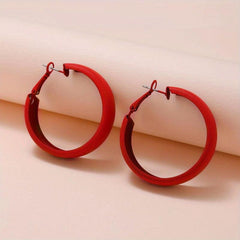 Chunky Hoop Earrings for Women Halloween Christmas Gift