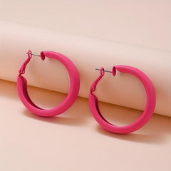 Chunky Hoop Earrings for Women Halloween Christmas Gift