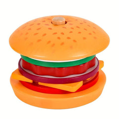 Wooden Hamburger Sandwich Toy Set for Kids