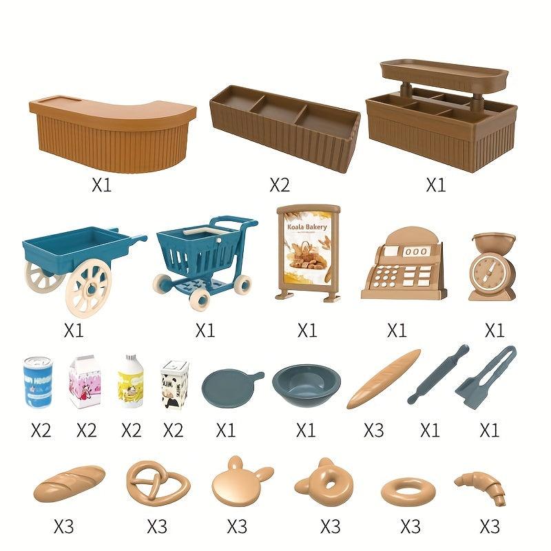 Girls' Dollhouse Flower Shop & More Playset
