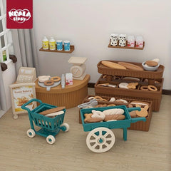 Girls' Dollhouse Flower Shop & More Playset