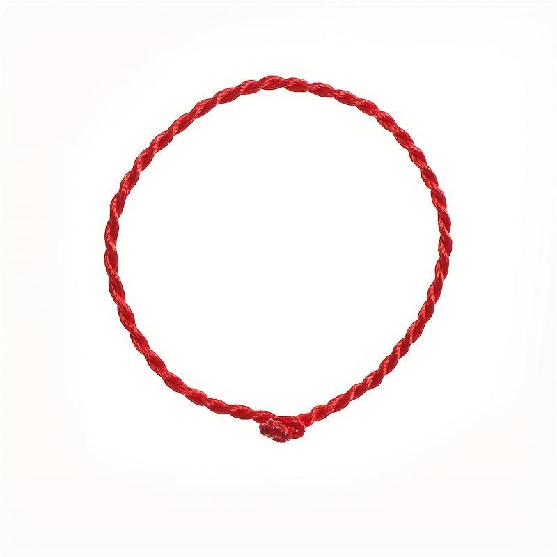 50pcs Red String Kabbalah Lucky Bracelet Against Evil Eye Success