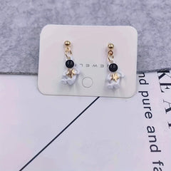 Space Astronaut Star Stud Earrings Funny Female Earrings