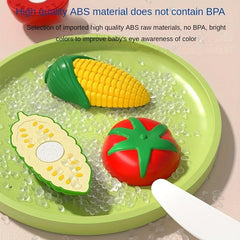 23pcs Cutting and Chopping Fruits Toy Set for Kids