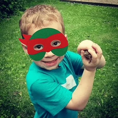 4 Pcs Turtles Mask Kids Turtles Felt Masks Party Favors Game Video Birthday