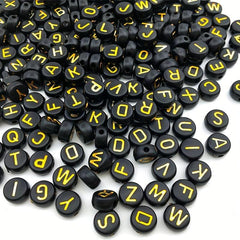 100pcs Letter Acrylic Beads for DIY Jewelry Making & Bracelet Accessories