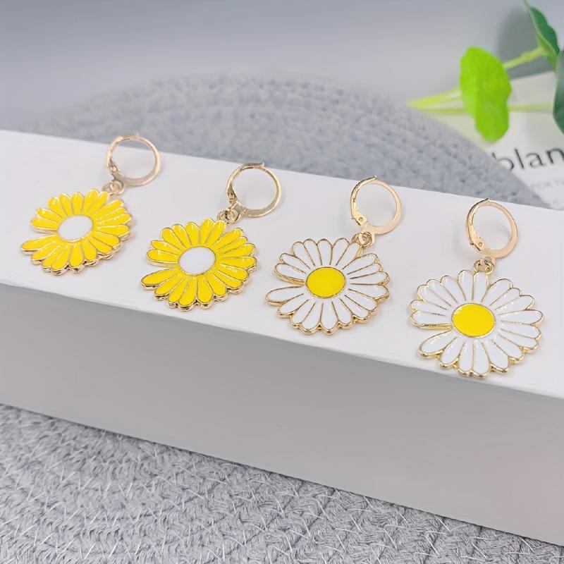 Daisy & Sunflower Earrings for Summer