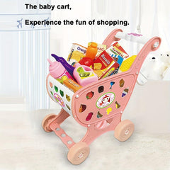 Kids Shopping Cart Toy for Role-Playing Games