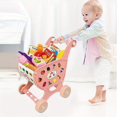 Kids Shopping Cart Toy for Role-Playing Games