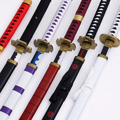 Japanese Samurai Sword Wooden Anime For Cosplay Collectors