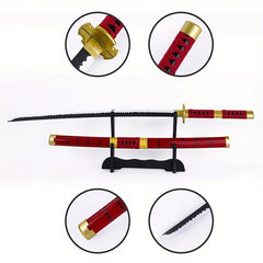 Japanese Samurai Sword Wooden Anime For Cosplay Collectors
