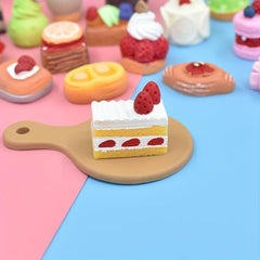 10pcs Simulation Food Play DIY Toys Cakes Kitchen Playset