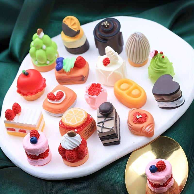 10pcs Simulation Food Play DIY Toys Cakes Kitchen Playset
