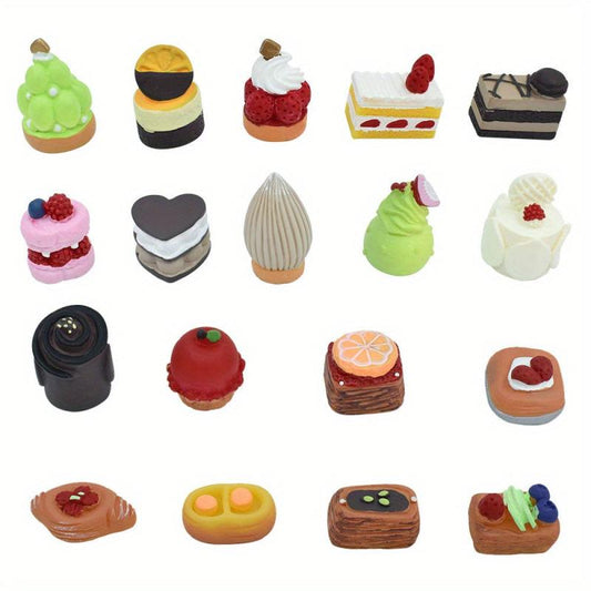 10pcs Simulation Food Play DIY Toys Cakes Kitchen Playset