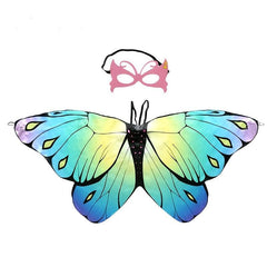 Halloween Children's Cartoon Butterfly Wings & Mask Set