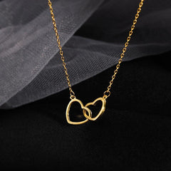 Double Heart Necklace - Symbol of Love