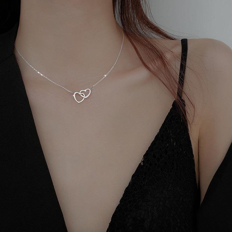 Double Heart Necklace - Symbol of Love