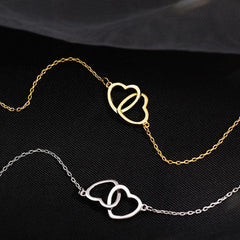 Double Heart Necklace - Symbol of Love