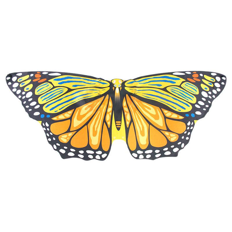 Children's Butterfly Wings Purple Yellow Back Decoration