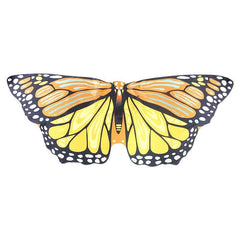 Children's Butterfly Wings Purple Yellow Back Decoration