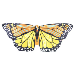 Children's Butterfly Wings Purple Yellow Back Decoration