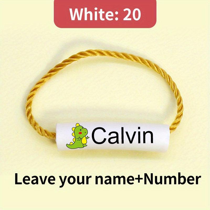 Personalized Name Ring Waterproof Shoe Bag Name Sticker