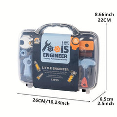 Kids Screw Repair Kit Toy Boys Play House Set Puzzle 3-6 Years Old