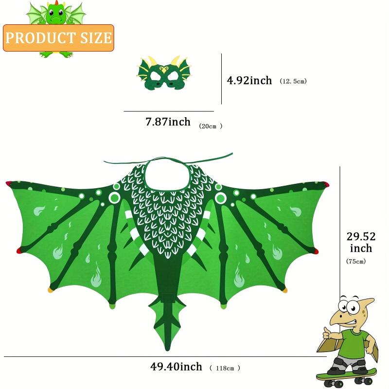 Dinosaur Wings Mask Set for Toddler