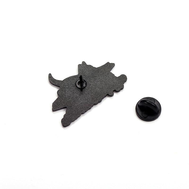 Cartoon Coffee Cat Brooch Alloy Accessory