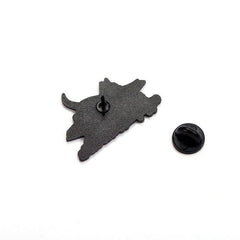Cartoon Coffee Cat Brooch Alloy Accessory