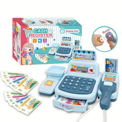 Pretend Play Calculator Cash Register Toy For Kids Gift
