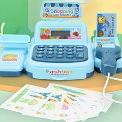 Pretend Play Calculator Cash Register Toy For Kids Gift