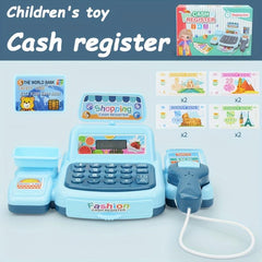 Pretend Play Calculator Cash Register Toy For Kids Gift
