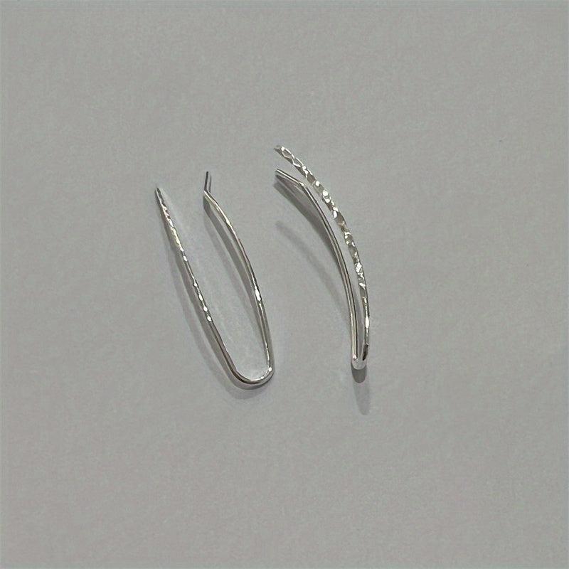 Silvery Plated Party Earrings For Women Ear Climber