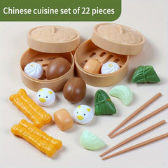 Steamed Cage Toys Children's Kitchen Cooking Set - Deep Fried Dough Sticks