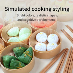 Steamed Cage Toys Children's Kitchen Cooking Set - Deep Fried Dough Sticks