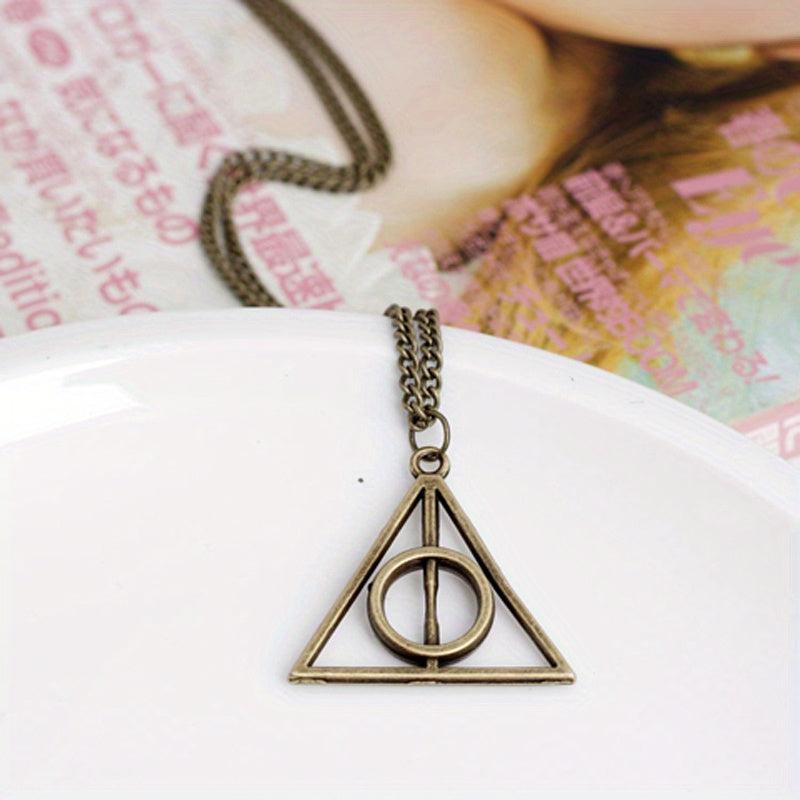 Deathly Hallows Triangle Necklace For Kids