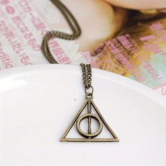 Deathly Hallows Triangle Necklace For Kids