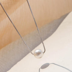 Faux Pearl Pendant Necklace Jewelry Women Necklace