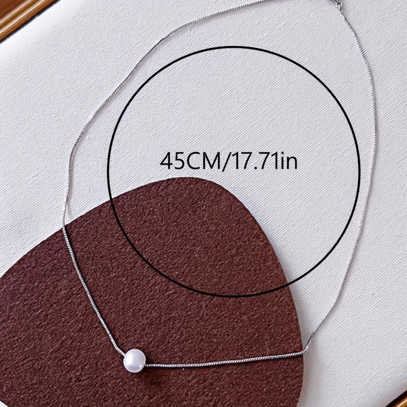 Faux Pearl Pendant Necklace Jewelry Women Necklace