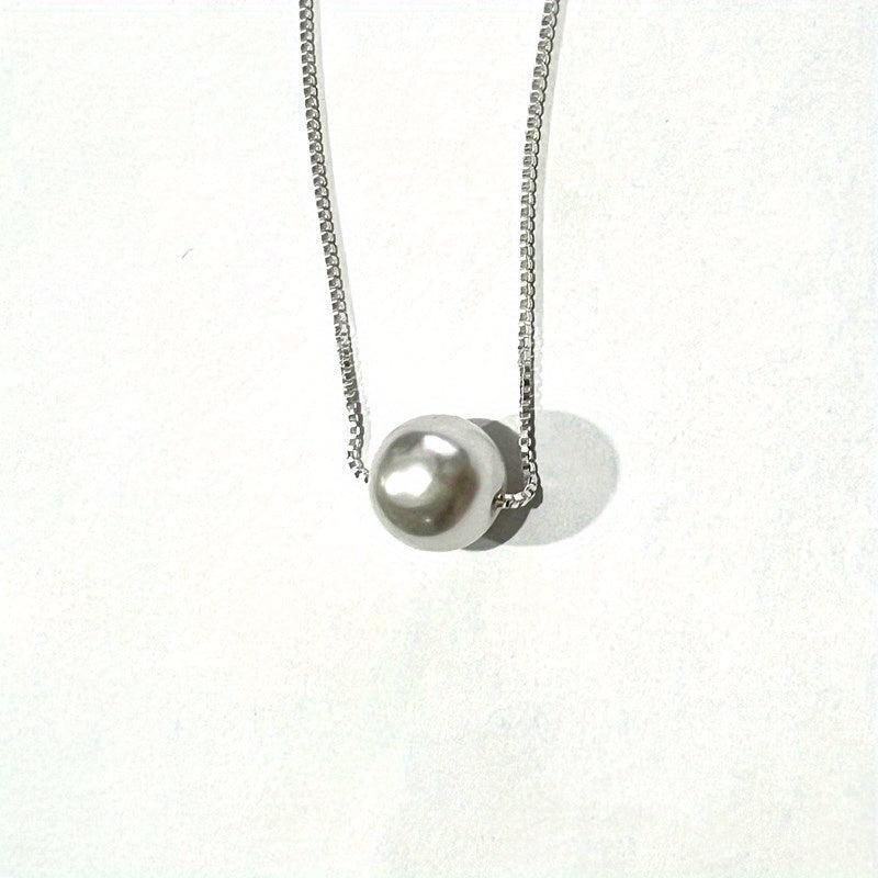 Faux Pearl Pendant Necklace Jewelry Women Necklace