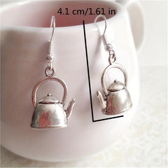 Vintage Teapot Shaped Earrings Wedding Gift