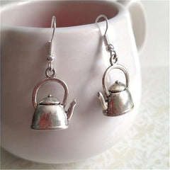 Vintage Teapot Shaped Earrings Wedding Gift