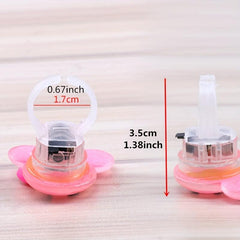 5pcs Luminous Ring Kids Toy LED Flash Finger Light Christmas Gift