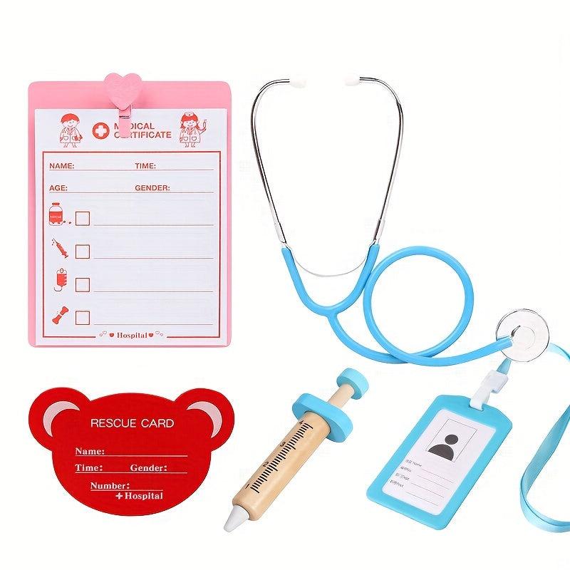 Montessori Medical Set Toys Pretending Doctor Game Equipment Dentist Set